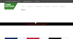 Desktop Screenshot of parkmotors.be