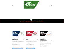 Tablet Screenshot of parkmotors.be